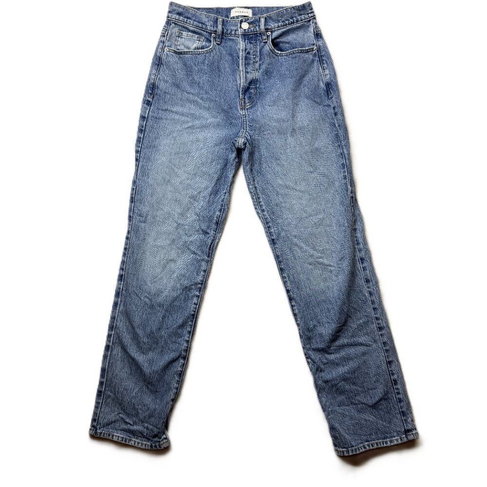 PACSUN Dad Jeans Stretch 25S (short) Medium Wash Button Fly Y2K Denim